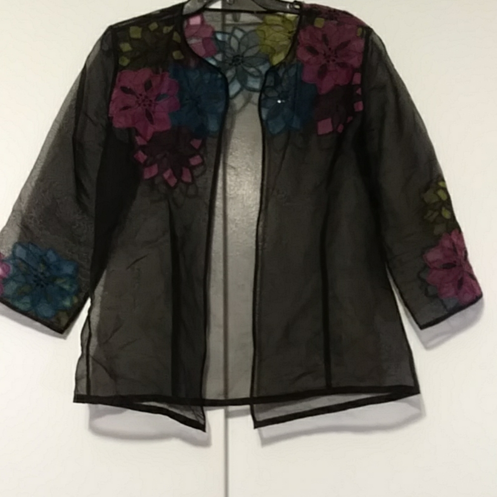 Beautiful black sheer cover up